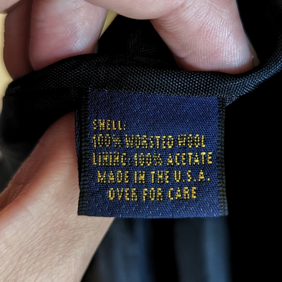 Vintage Black Wool Brooks Brother's Blazer - Picture 8 of 9